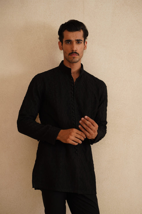 Scallop Dori Kurta Shirt Set